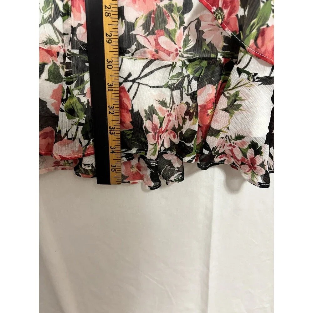 Tommy Hilfiger Ruffled Fit & Flare Dress‎ Women’s 2 Fairycore Romantic Wedding - Picture 9 of 13